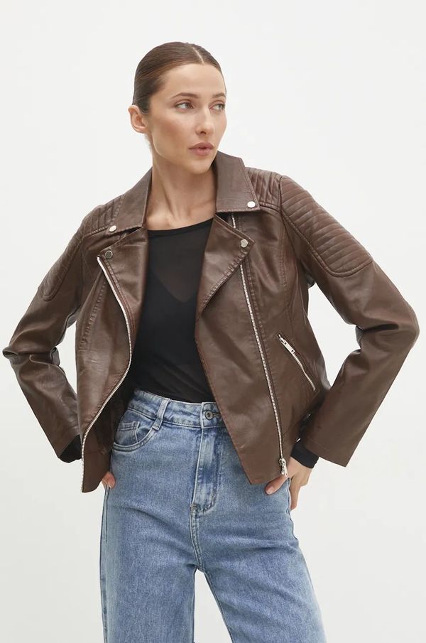 Answear Lab Rokerica Answear Lab za žene, boja: smeđa, za prijelazno razdoblje