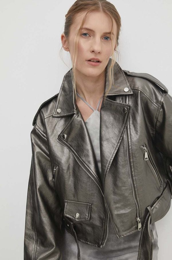 Answear Lab Rokerica Answear Lab za žene, boja: zlatna, za prijelazno razdoblje, oversize