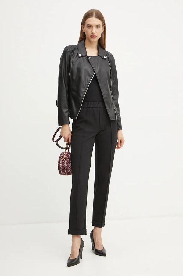 Guess Rokerica Guess za žene, boja: crna, za prijelazno razdoblje, W4BL3T KCP70