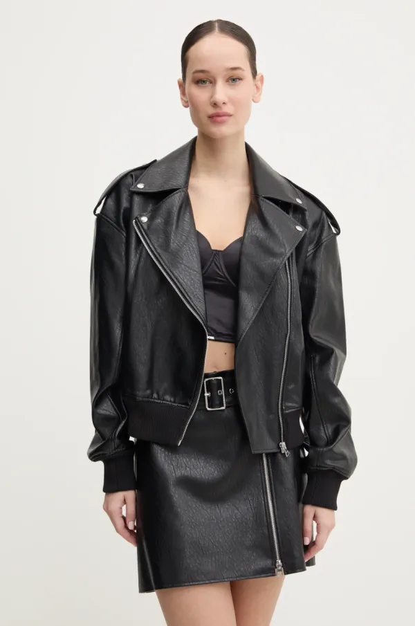 HUGO Rokerica HUGO za žene, boja: crna, za prijelazno razdoblje, 50530031