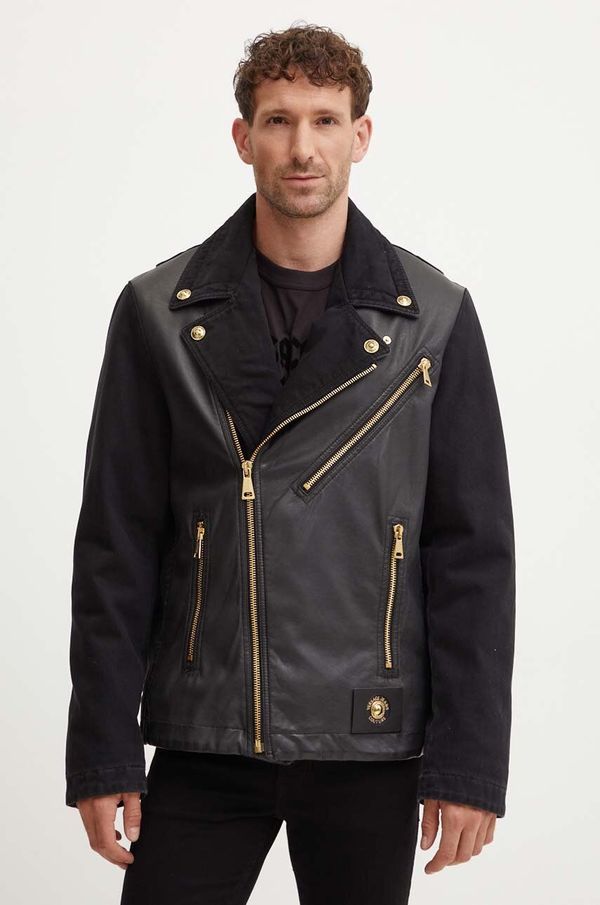 Versace Jeans Couture Rokerica Versace Jeans Couture za muškarce, boja: crna, za prijelazno razdoblje, 77GAS4M4 DW012SW0