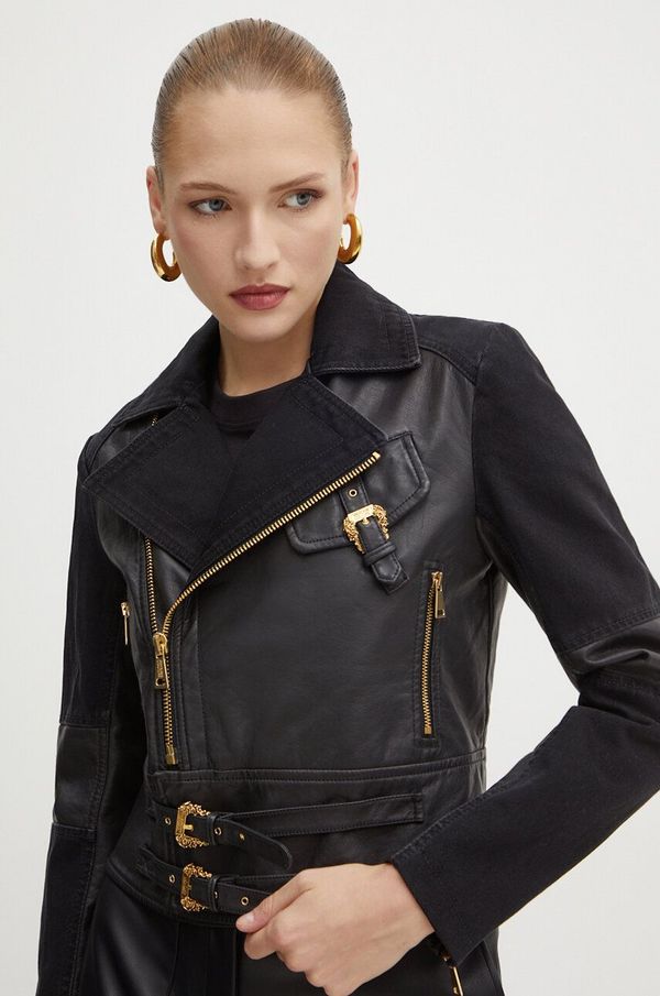 Versace Jeans Couture Rokerica Versace Jeans Couture za žene, boja: crna, za prijelazno razdoblje, 77HAS460 DW012SW0