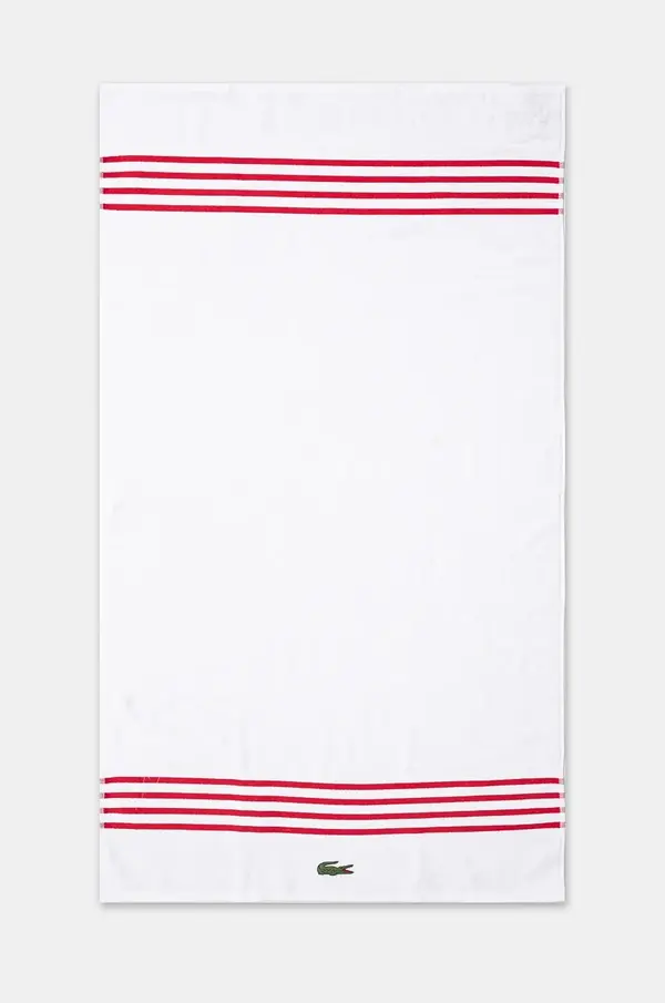 Lacoste Ručnik srednje veličine Lacoste L Courtline Rouge 70 x 140 cm