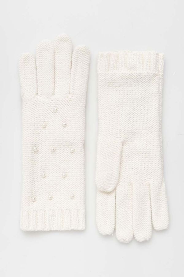 Aldo Rukavice Aldo SHAINEE za žene, boja: bijela, SHAINEE.101