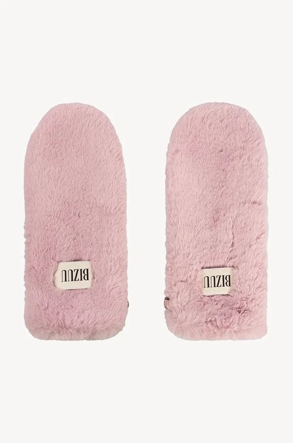 BIZUU Rukavice Bizuu ROKKA za žene, boja: ružičasta, ROKKA RÓŻOWY AW24