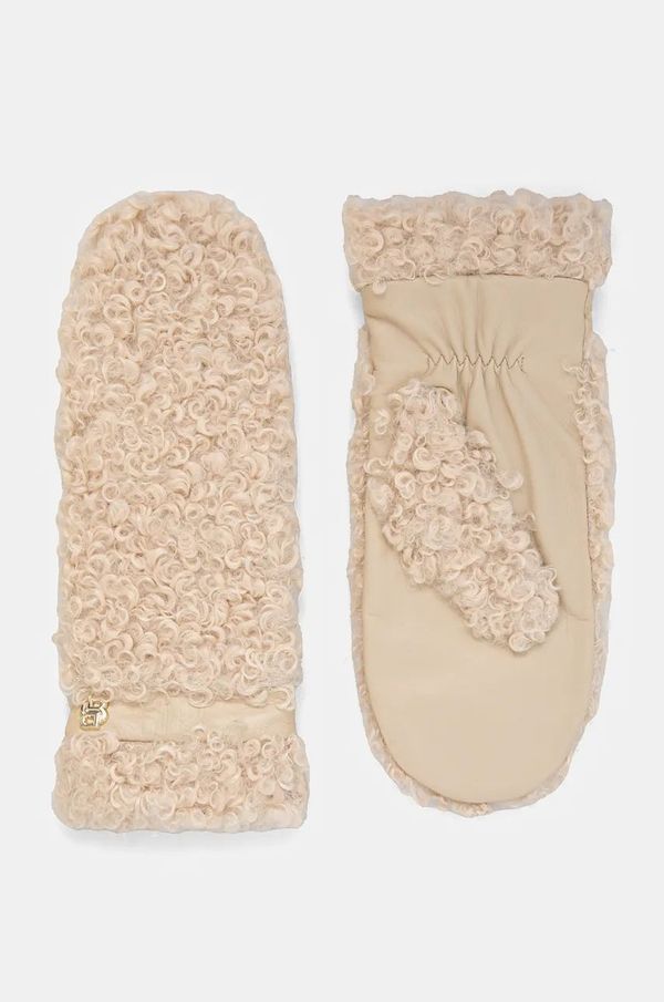 Boss Rukavice BOSS za žene, boja: bež, 50526652