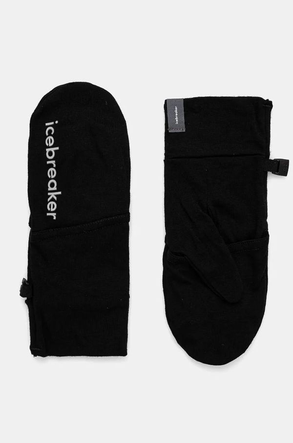 Icebreaker Rukavice Icebreaker Merino Sierra Convertible boja: crna, IB0A573F0011