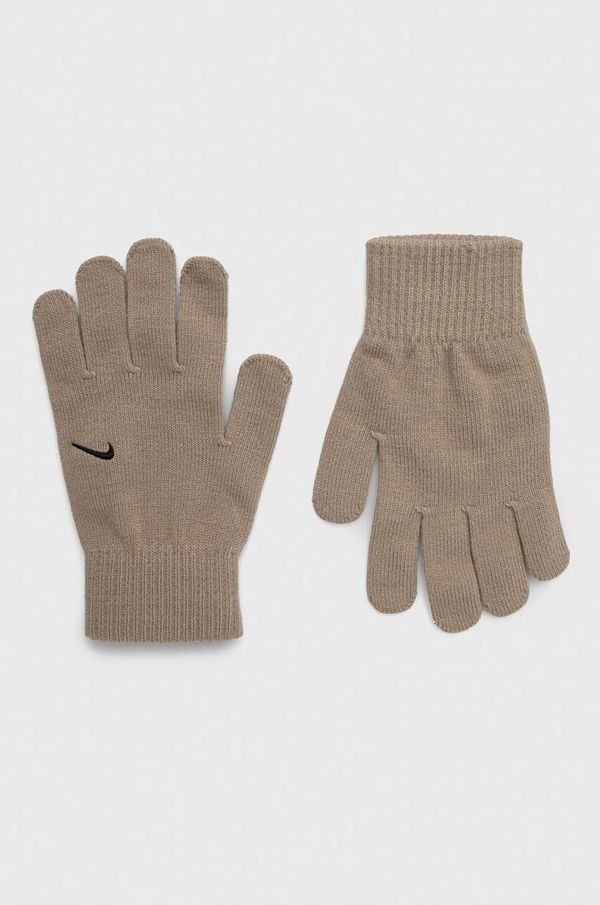 Nike Rukavice Nike Knit Swoosh boja: bež