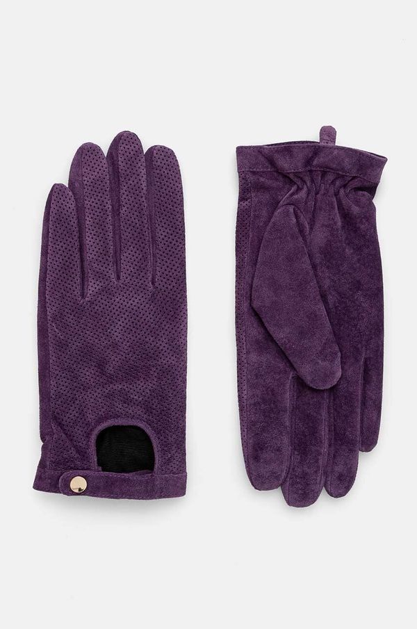 Medicine Rukavice od antilop kože Medicine za žene, boja: ljubičasta