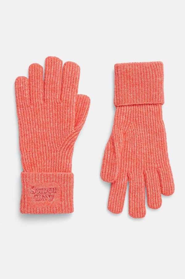 Superdry Rukavice s primjesom vune Superdry boja: narančasta, Y9310077A-OU3