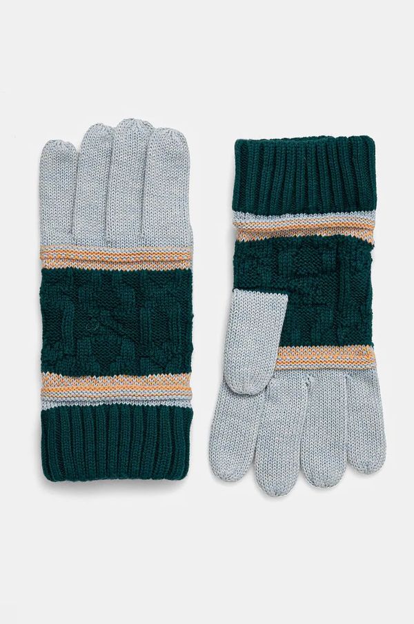 Smartwool Rukavice Smartwool Popcorn Cable za žene, boja: zelena