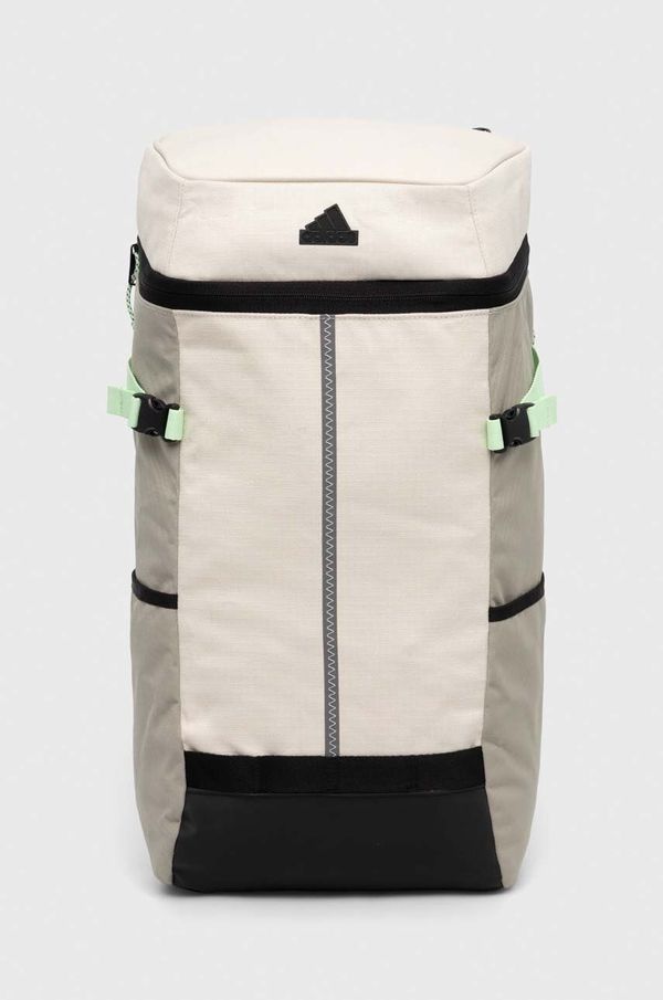 adidas Ruksak adidas boja: bež, veliki, s uzorkom