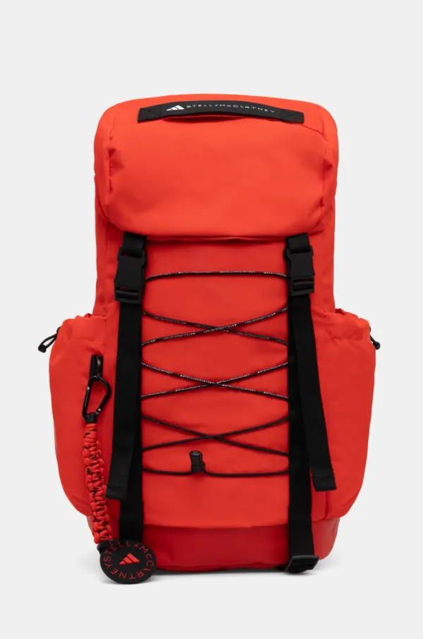 adidas by Stella McCartney Ruksak adidas by Stella McCartney za žene, boja: crvena, veliki, s uzorkom, JN7101