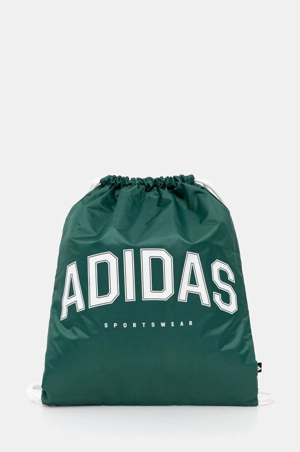 adidas Ruksak adidas VAR GYMSACK boja: zelena, s tiskom, JG1083