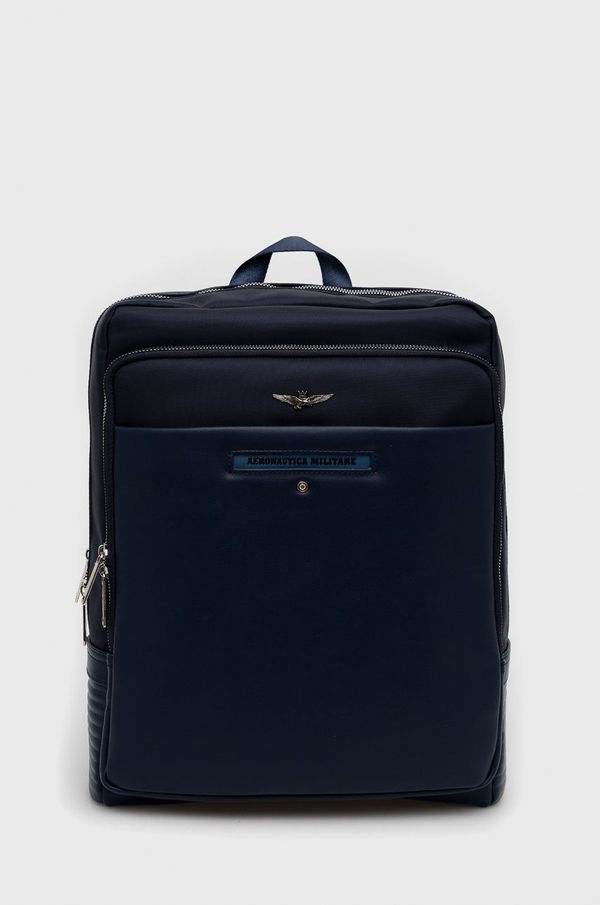Aeronautica Militare Ruksak Aeronautica Militare za muškarce, boja: tamno plava, veliki, jednobojni model, AM454
