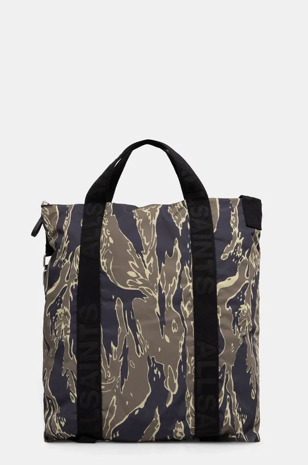 AllSaints Ruksak AllSaints KEI BACKPACK za muškarce, boja: zelena, veliki, s uzorkom, M011XB