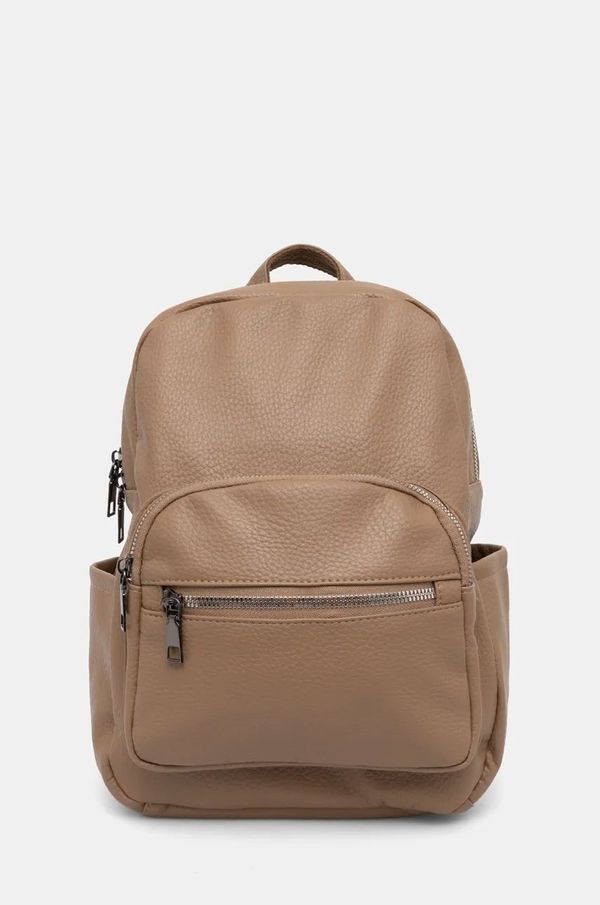 Answear Lab Ruksak Answear Lab za žene, boja: bež, mali, bez uzorka