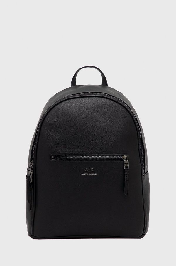 Armani Exchange Ruksak Armani Exchange za muškarce, boja: crna, veliki, jednobojni model
