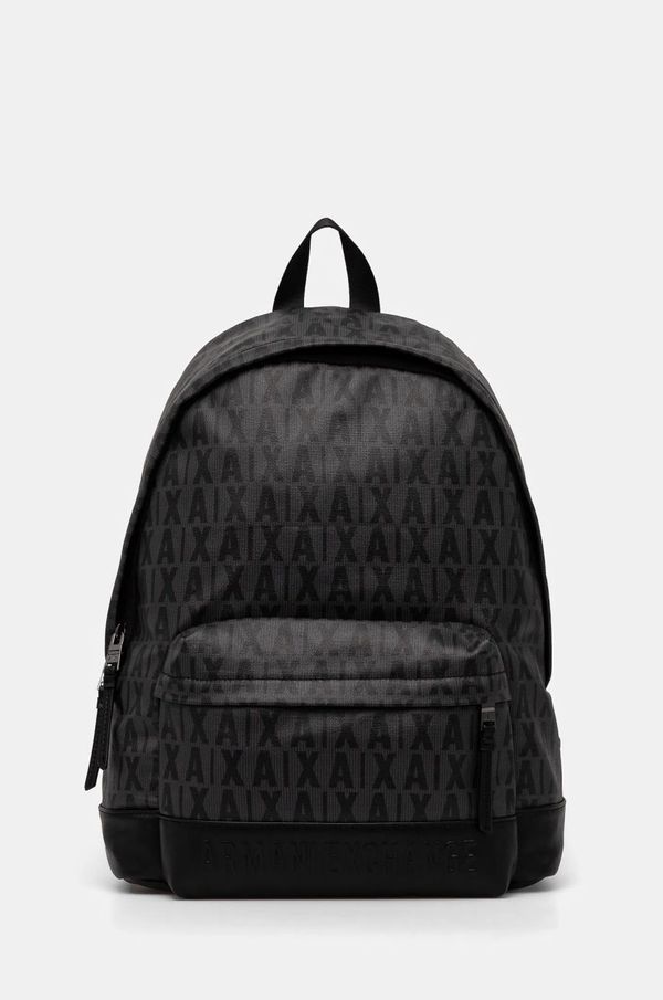 Armani Exchange Ruksak Armani Exchange za muškarce, boja: siva, veliki, s uzorkom, 952666 4F865