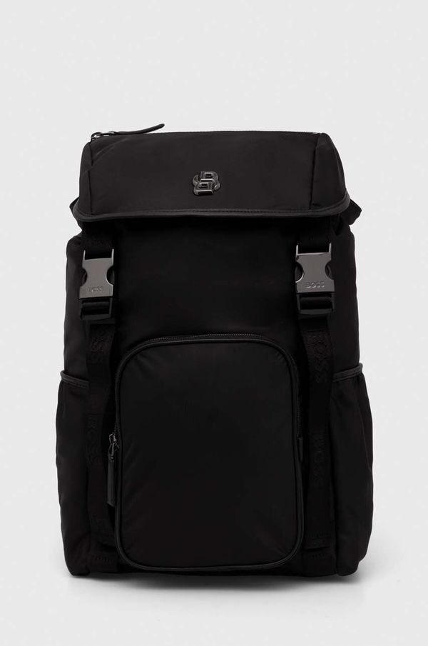 Boss Ruksak BOSS za muškarce, boja: crna, veliki, bez uzorka, 50516809