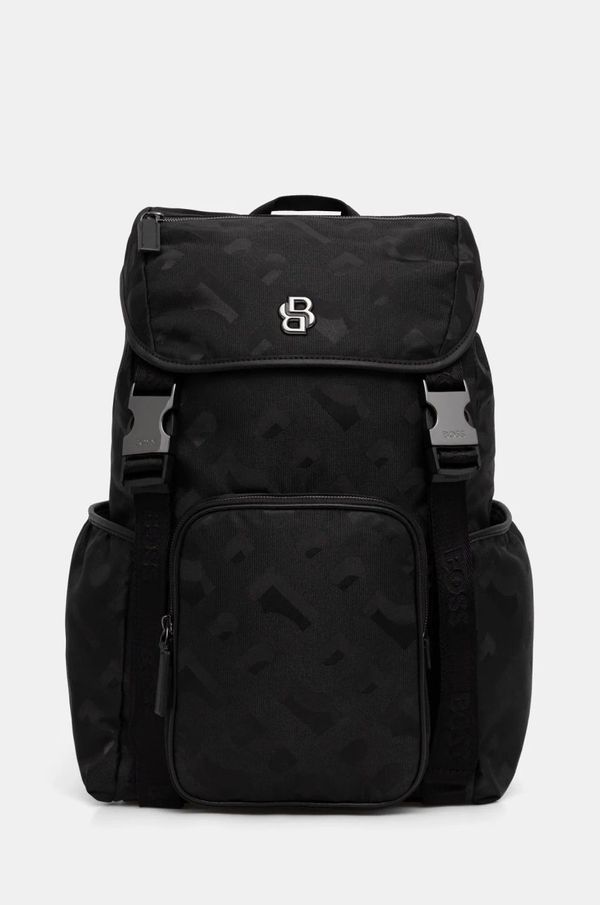 BOSS Ruksak BOSS za muškarce, boja: crna, veliki, bez uzorka, 50536225