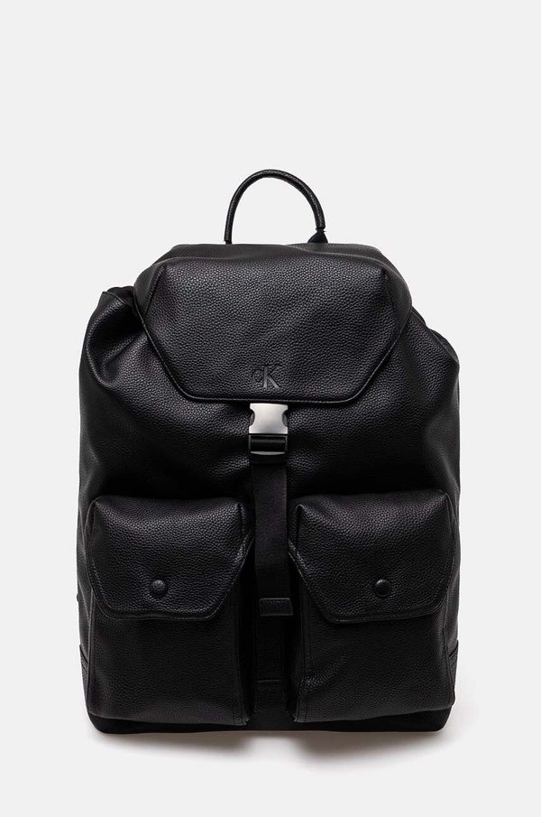 Calvin Klein Jeans Ruksak Calvin Klein Jeans za muškarce, boja: crna, veliki, bez uzorka, K50K512544