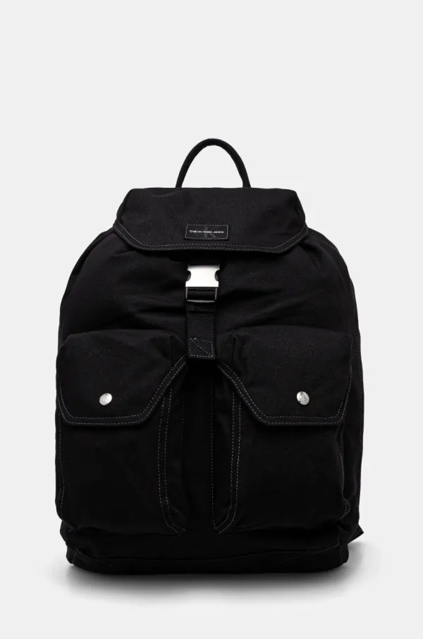 Calvin Klein Jeans Ruksak Calvin Klein Jeans za muškarce, boja: crna, veliki, bez uzorka, LV04G3035G
