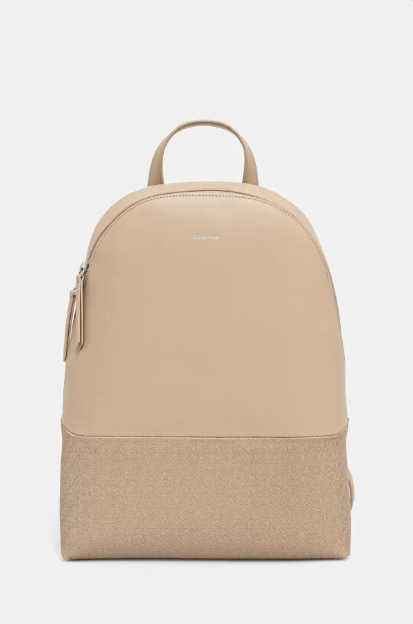 Calvin Klein Ruksak Calvin Klein za žene, boja: bež, veliki, s uzorkom, K60K613184
