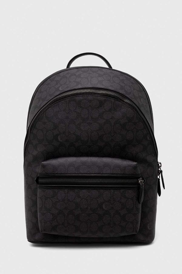 Coach Ruksak Coach za muškarce, boja: siva, veliki, s uzorkom