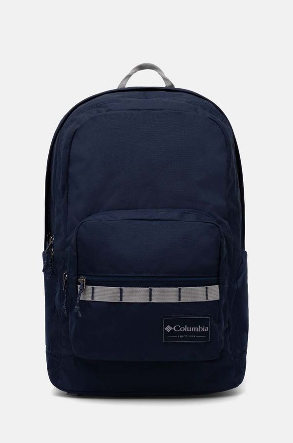 Columbia Ruksak Columbia Zigzag boja: tamno plava, veliki, bez uzorka, 2094401