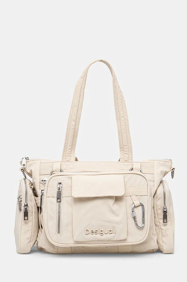 Desigual Ruksak Desigual BASIC MODULAR boja: bež, mali, bez uzorka, 24WAXY37