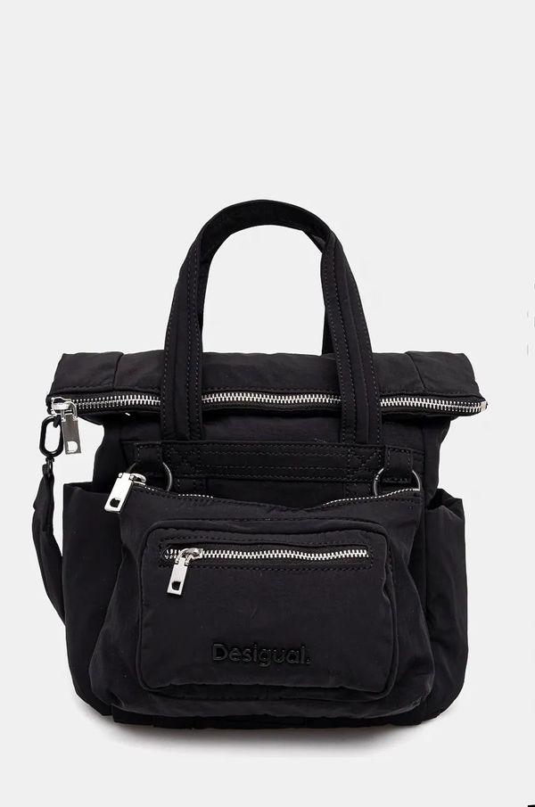Desigual Ruksak Desigual BASIC MODULAR VOYAGE boja: crna, mali, bez uzorka, 24WAXY35