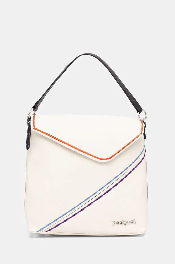 Desigual Ruksak Desigual CLEO JERSEY za žene, boja: bijela, mali, 24WAKP28