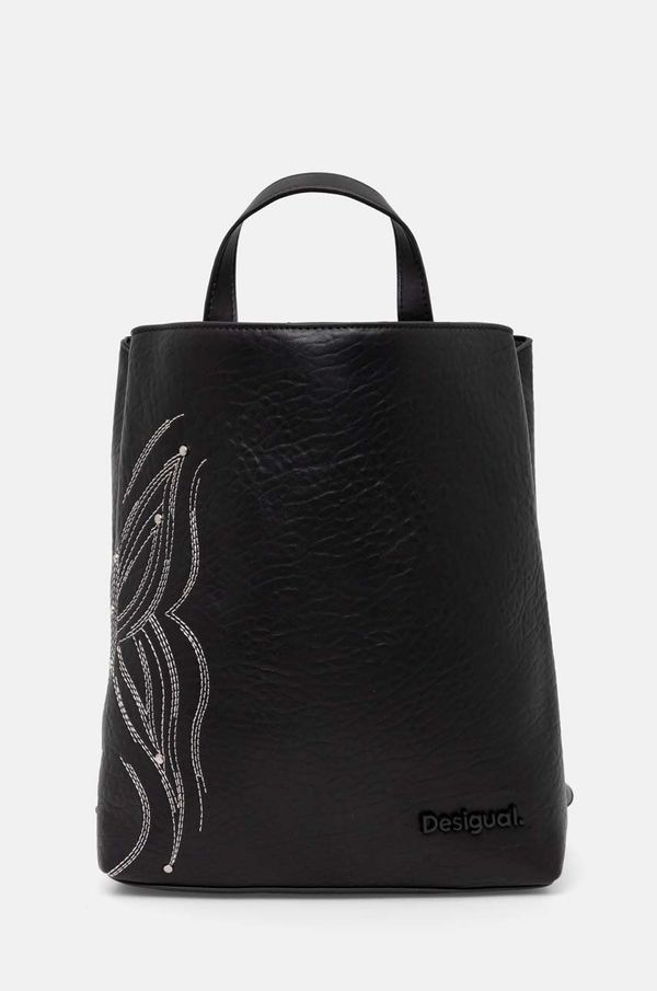 Desigual Ruksak Desigual GOODALL SUMY MINI za žene, boja: crna, mali, s aplikacijom, 24WAKP34