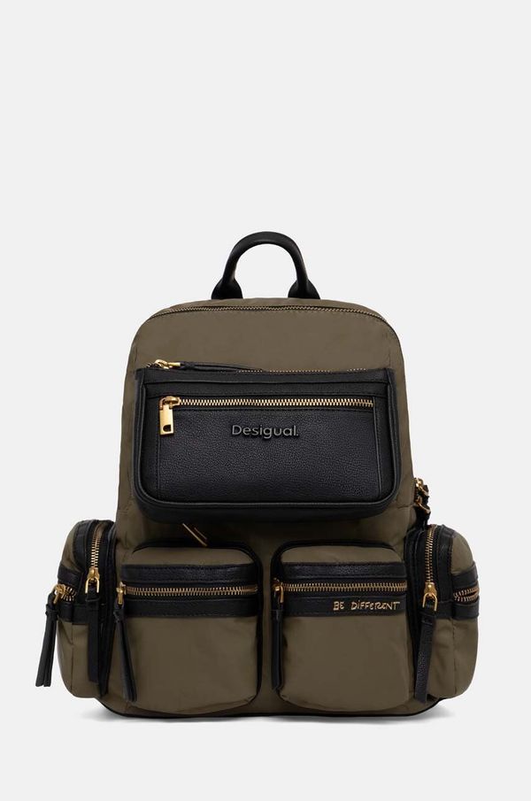 Desigual Ruksak Desigual HOPPER CHESTER IA za žene, boja: zelena, veliki, bez uzorka, 24WAKY03