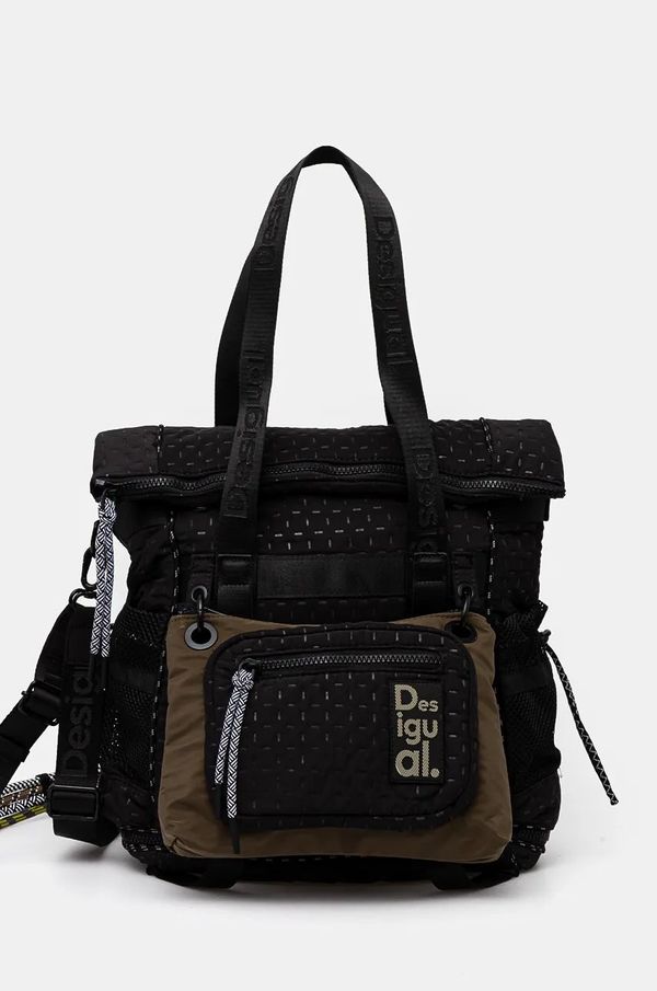 Desigual Ruksak Desigual MODULARIS TERMO VOYA za žene, boja: crna, veliki, bez uzorka, 24WAKY11