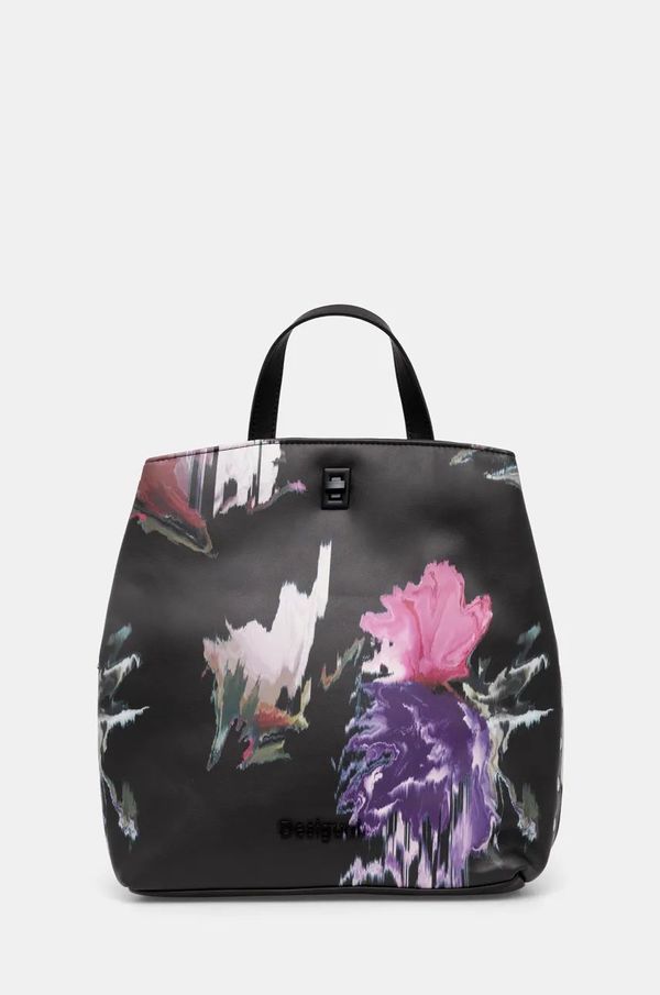 Desigual Ruksak Desigual SPRY SUMY MINI za žene, boja: crna, mali, s uzorkom, 24WAKP08