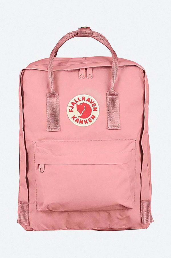 Fjallraven Ruksak Fjallraven Kanken boja: ružičasta, veliki, s aplikacijom, F23510.312-312