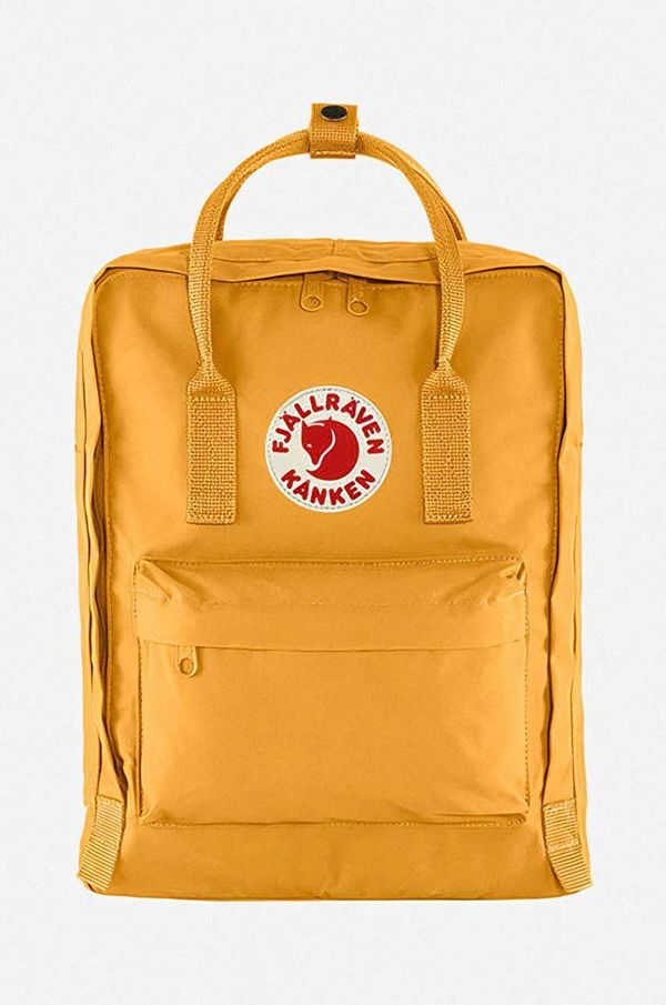 Fjallraven Ruksak Fjallraven Kanken boja: žuta, veliki, s aplikacijom, F23510.160-160