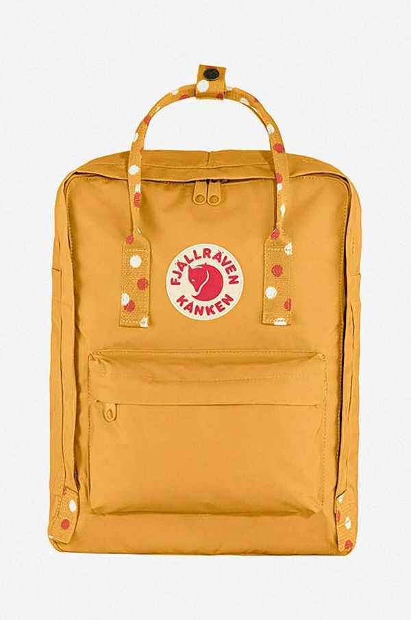 Fjallraven Ruksak Fjallraven Kanken boja: žuta, veliki, s aplikacijom, F23510.160.916-160