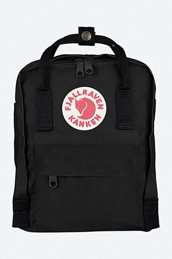 Fjallraven Ruksak Fjallraven Kanken Mini boja: crna, mali, s aplikacijom, F23561.550-550