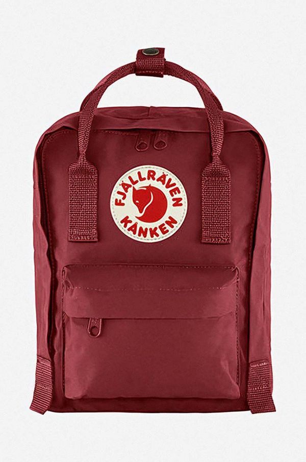 Fjallraven Ruksak Fjallraven Kanken Mini boja: crvena, mali, s aplikacijom, F23561.326-326