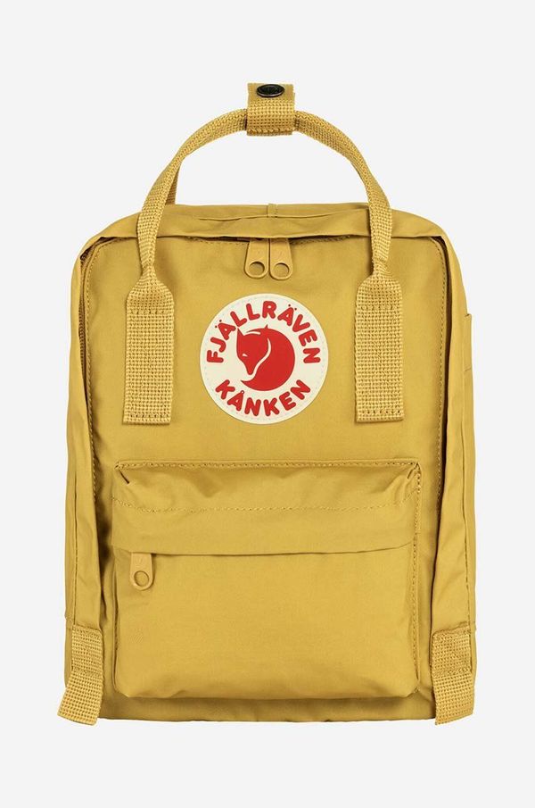 Fjallraven Ruksak Fjallraven Kanken Mini boja: žuta, mali, s aplikacijom, F23561.135-135