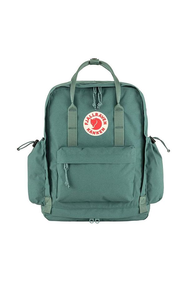 Fjallraven Ruksak Fjallraven Kanken Outlong boja: tirkizna, veliki, s aplikacijom, F23200251