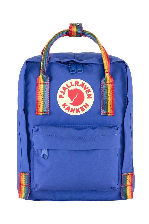 Fjallraven Ruksak Fjallraven Kanken Rainbow Mini boja: tamno plava, mali, s aplikacijom, F23621