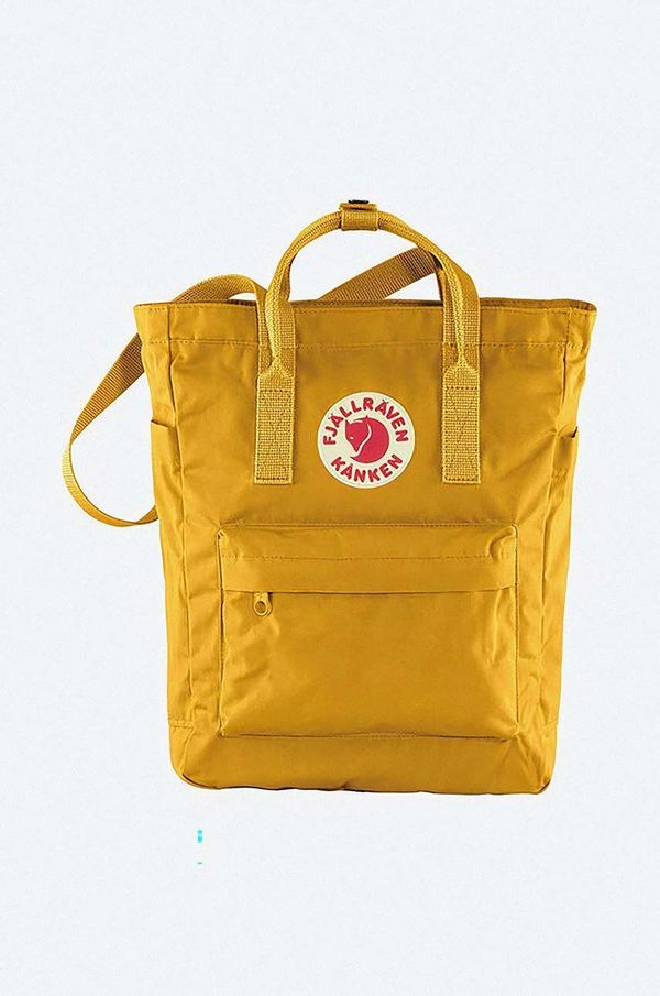 Fjallraven Ruksak Fjallraven Kanken Totepack boja: žuta, veliki, glatki model, F23710.160-160