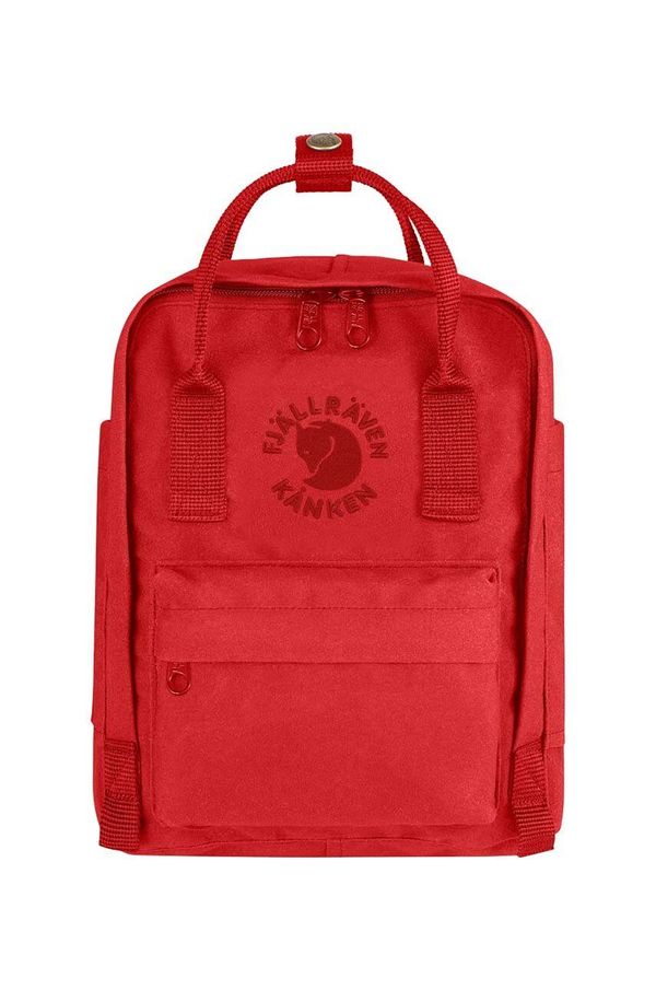 Fjallraven Ruksak Fjallraven Re-Kanken Mini boja: crvena, mali, s aplikacijom, F23549