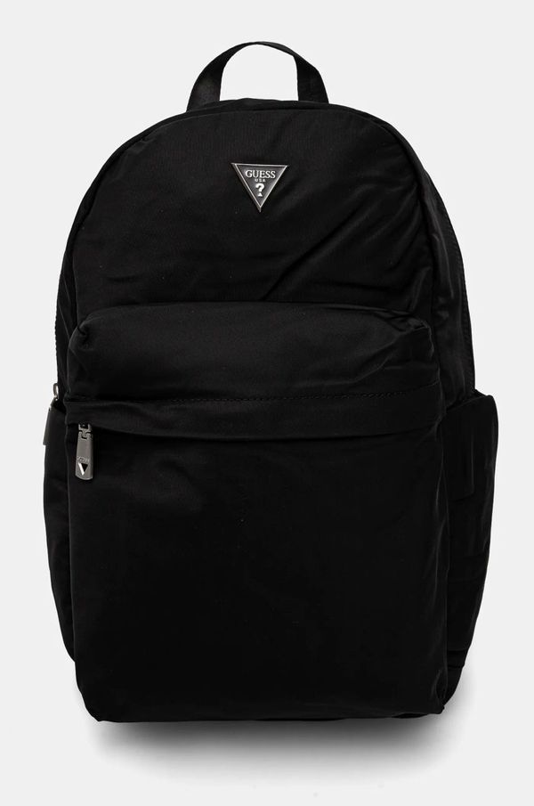 Guess Ruksak Guess ELVIS za muškarce, boja: crna, veliki, bez uzorka, HMELNY.P4105