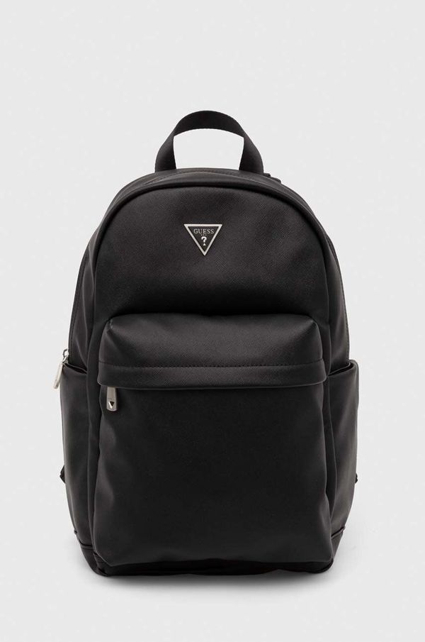 Guess Ruksak Guess ELVIS za muškarce, boja: crna, veliki, bez uzorka, HMELSA P4105