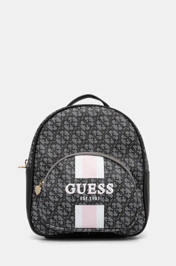 Guess Ruksak Guess Girl boja: siva, mali, s uzorkom, J5RZ12 WG730